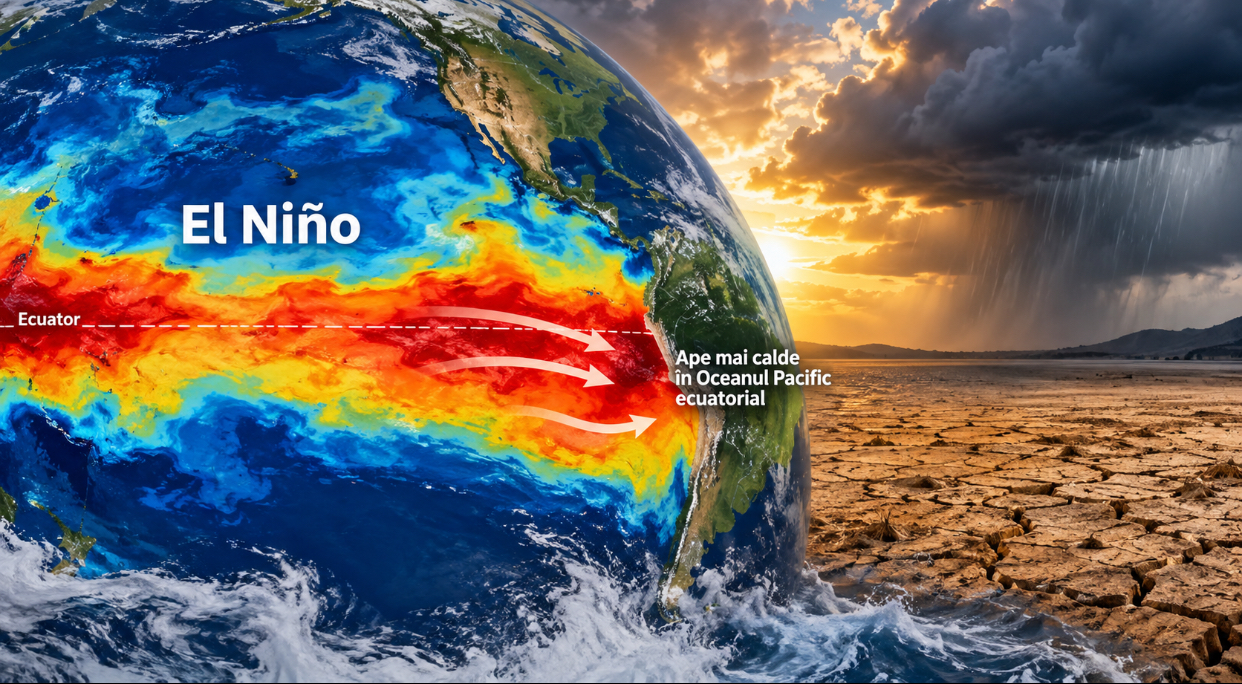 El Niño se apropie de un posibil record istoric. Fenomenul care poate schimba vremea în întreaga lume