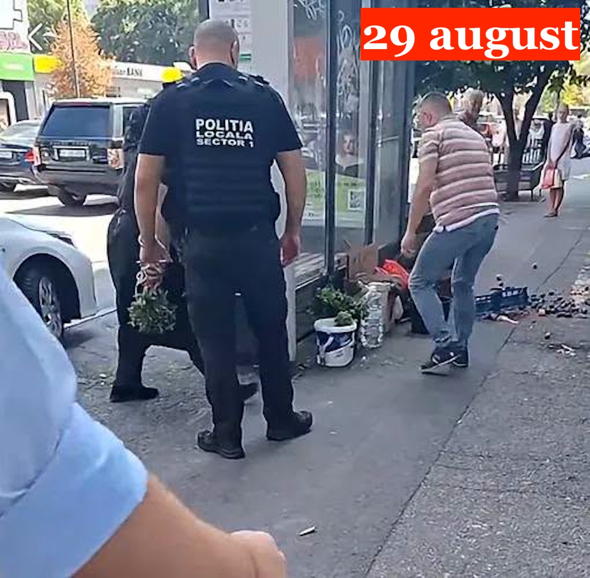 Poliția locală intervine în forță în Sectorul 1