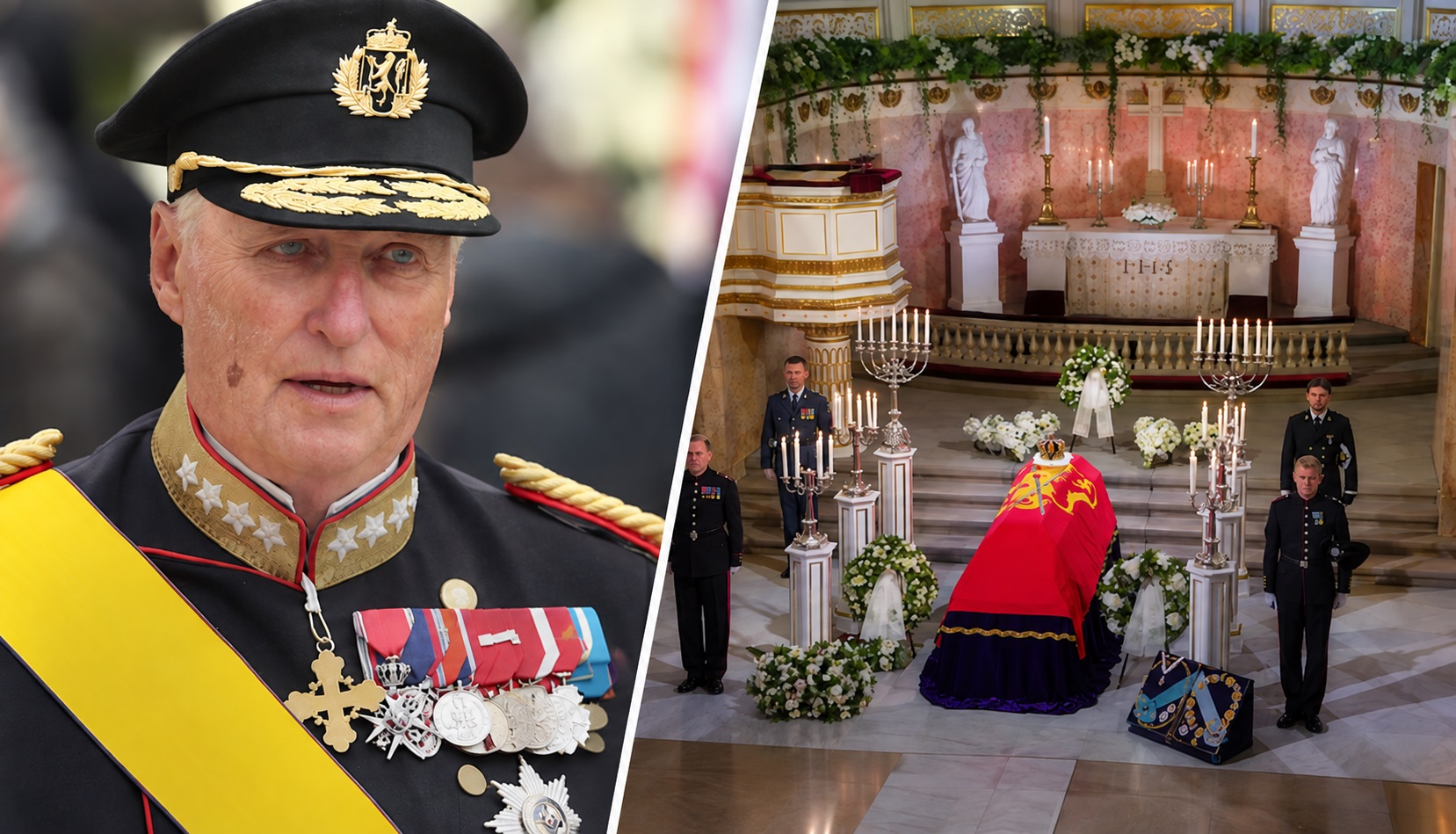Norvegia își ia rămas-bun de la regele Harald V. Funeraliile reunesc familii regale și lideri internaționali