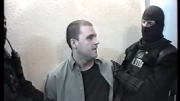 Passaris, arestat la București în noiembrie 2001. Foto Arhivă