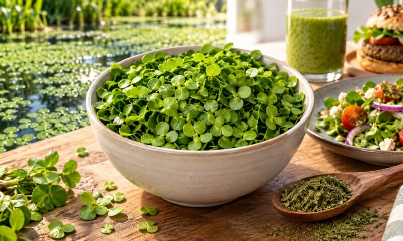 De pe iazuri, direct în farfurie. Planta autorizată ca aliment în Uniunea Europeană