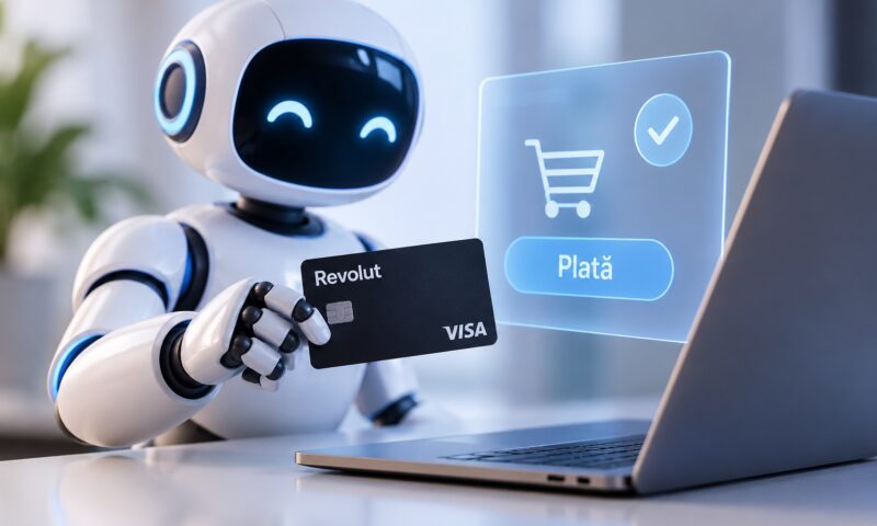 AI-ul a făcut o plată reală în Franța. Revolut și Visa testează cumpărăturile autonome
