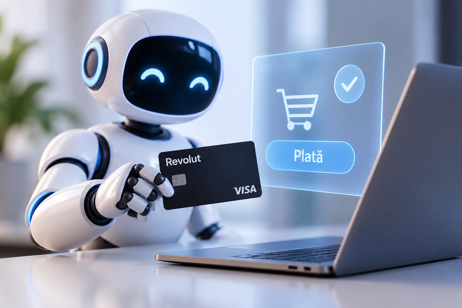 AI-ul a făcut o plată reală în Franța. Revolut și Visa testează cumpărăturile autonome