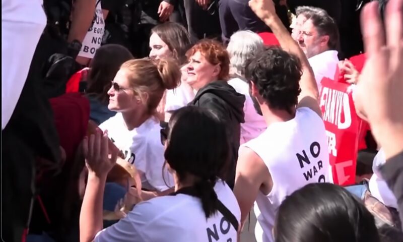 Susan Sarandon, printre manifestanții anti-Israel arestați în fața sediului ONU
