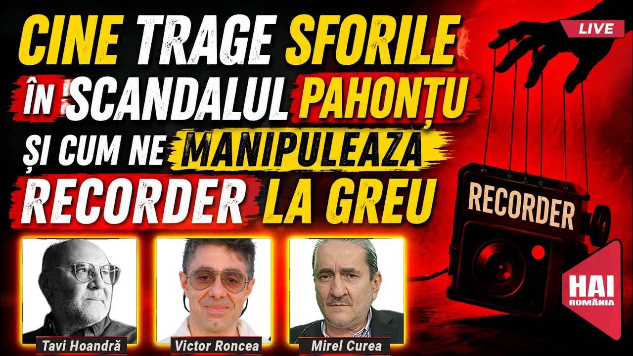 Cine trage sforile în scandalul Pahonțu și cum ne manipulează Recorder la greu