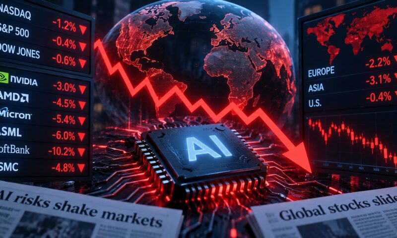Acțiunile AI se prăbușesc la nivel mondial. Avertismentele șefilor din industrie zguduie bursele