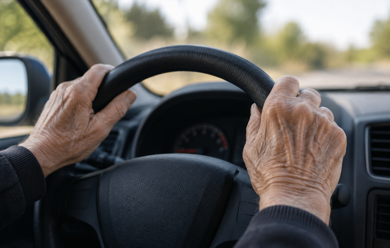Șofer de 97 de ani din Capitală, prins băut la volan și cu permisul suspendat. Ce amendă a primit