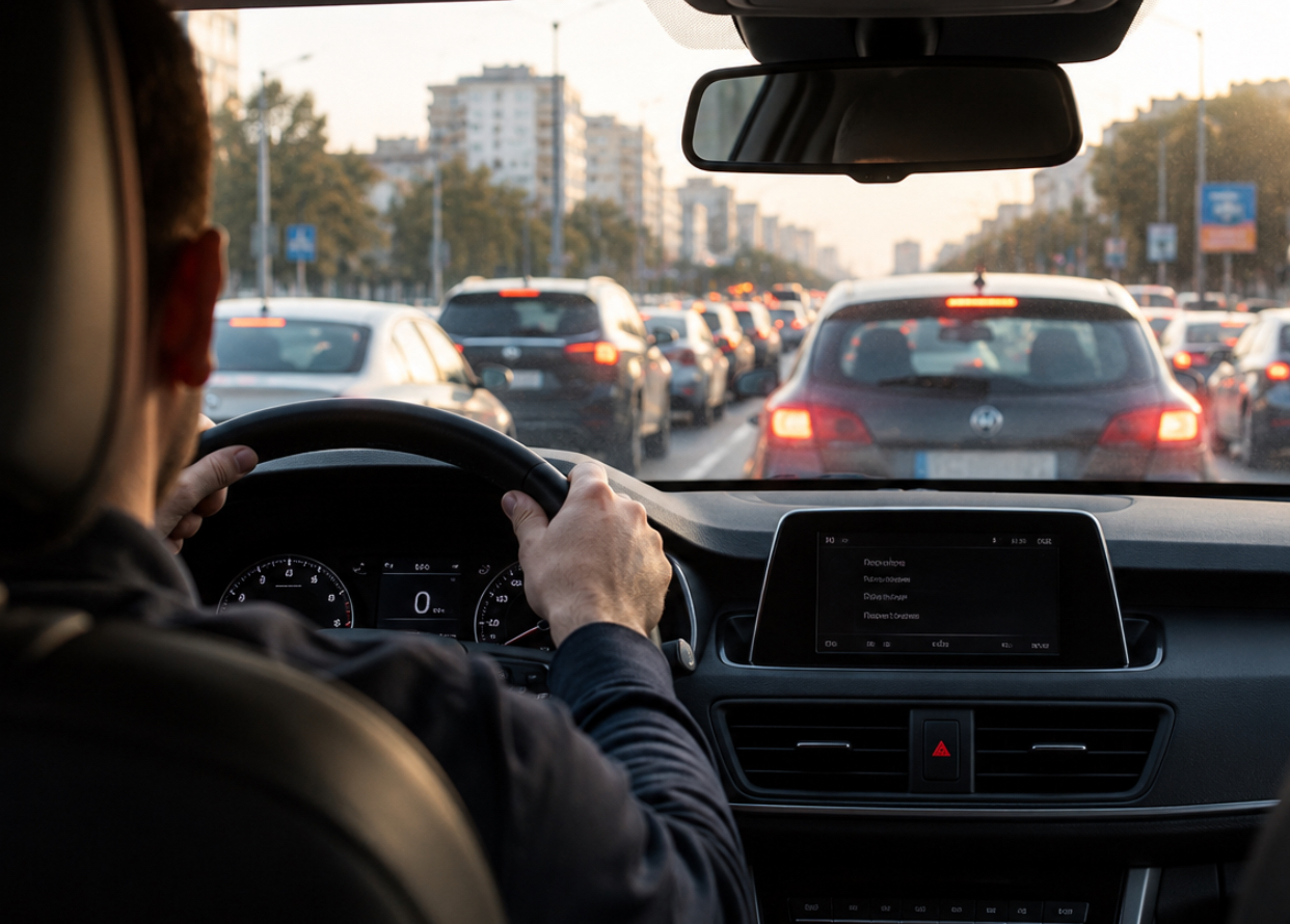 Naveta spre serviciu îi ține pe români aproape o oră pe drum. București-Ilfov, cea mai aglomerată zonă