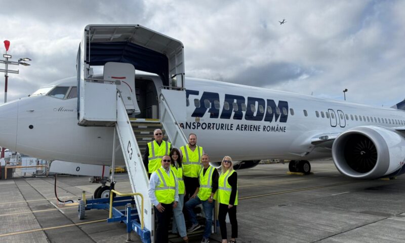 Primul Boeing 737 MAX al TAROM pleacă din Seattle spre România: Aeronava „Mircea Lucescu”
