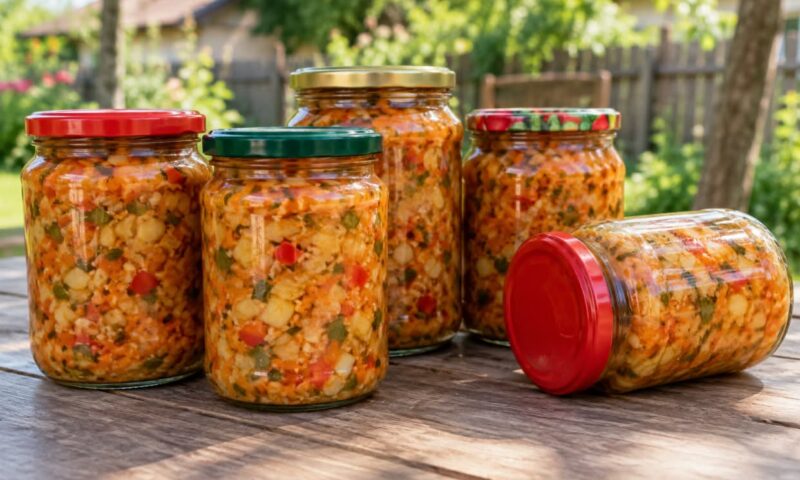 Cea mai ușoară rețetă de zarzavat la borcan. Rezistă toată iarna și aduce un plus de culoare în farfurie