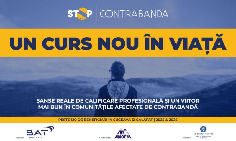 Programul ANOFM - BAT România continuă să genereze oportunități de angajare în comunitățile afectate de contrabandă