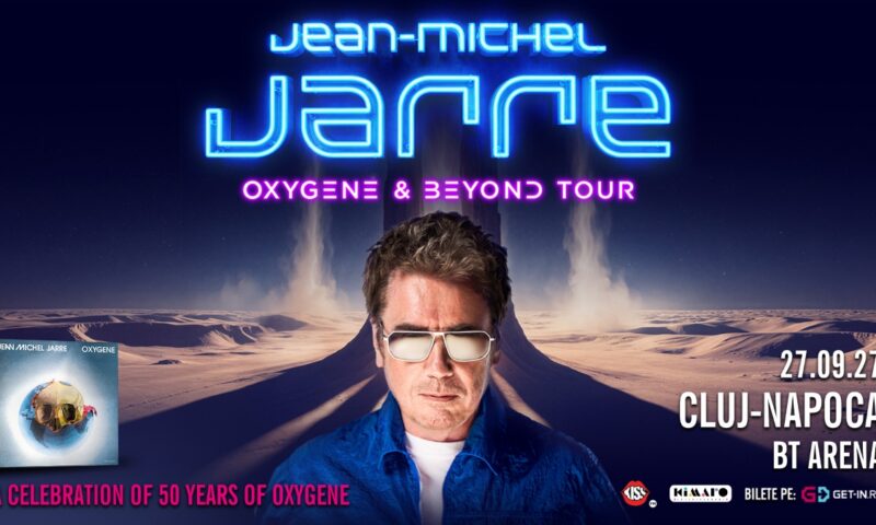 Jean-Michel Jarre aduce la BT Arena Cluj-Napoca turneul aniversar ce sărbătorește 50 de ani de la lansarea legendarului album „Oxygène”