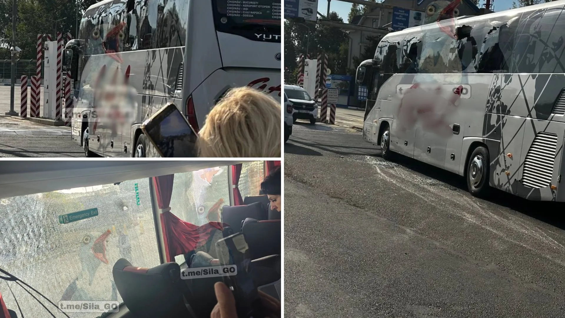 Un nou incident la hotarul Republicii Moldova cu Ucraina. Un polițist de frontieră, rănit după ce un proiectil a lovit un autobuz