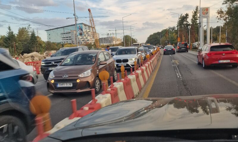 Accident cu victime la ieșirea spre DN1. Trafic blocat în zona Băneasa