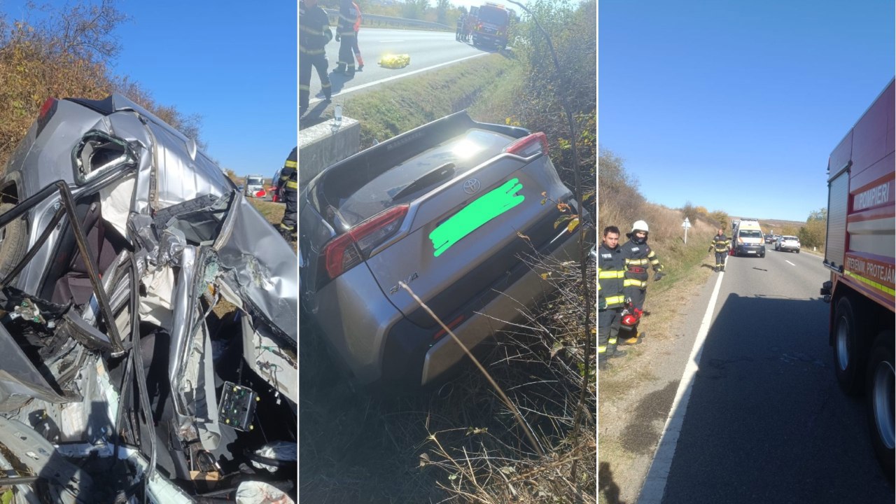 Accident grav în Vaslui. O femeie a murit, iar printre răniți se află soția ministrului Culturii, Dan Suruceanu
