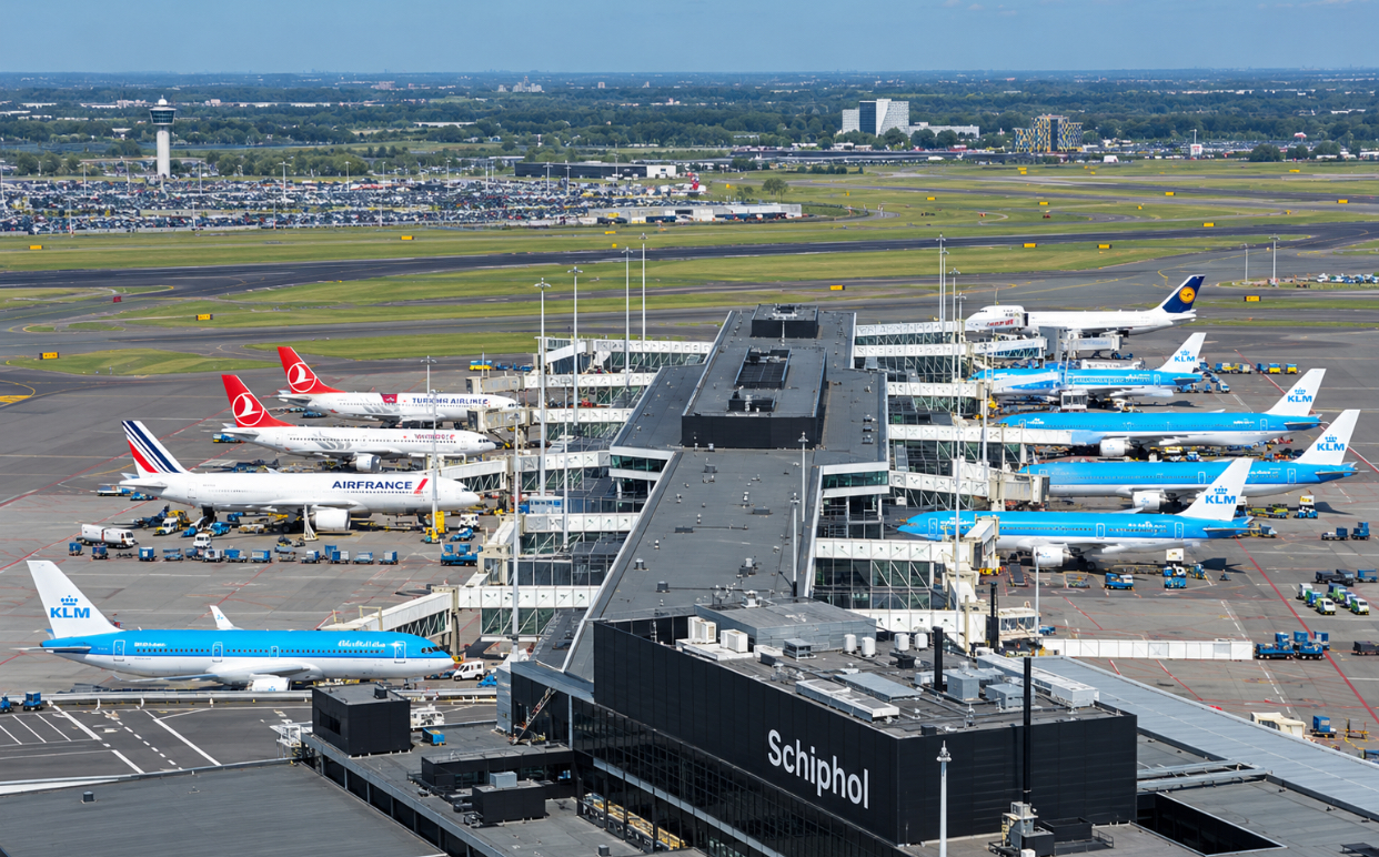 Probleme pe aeroportul din Amsterdam. Zeci de zboruri au fost anulate