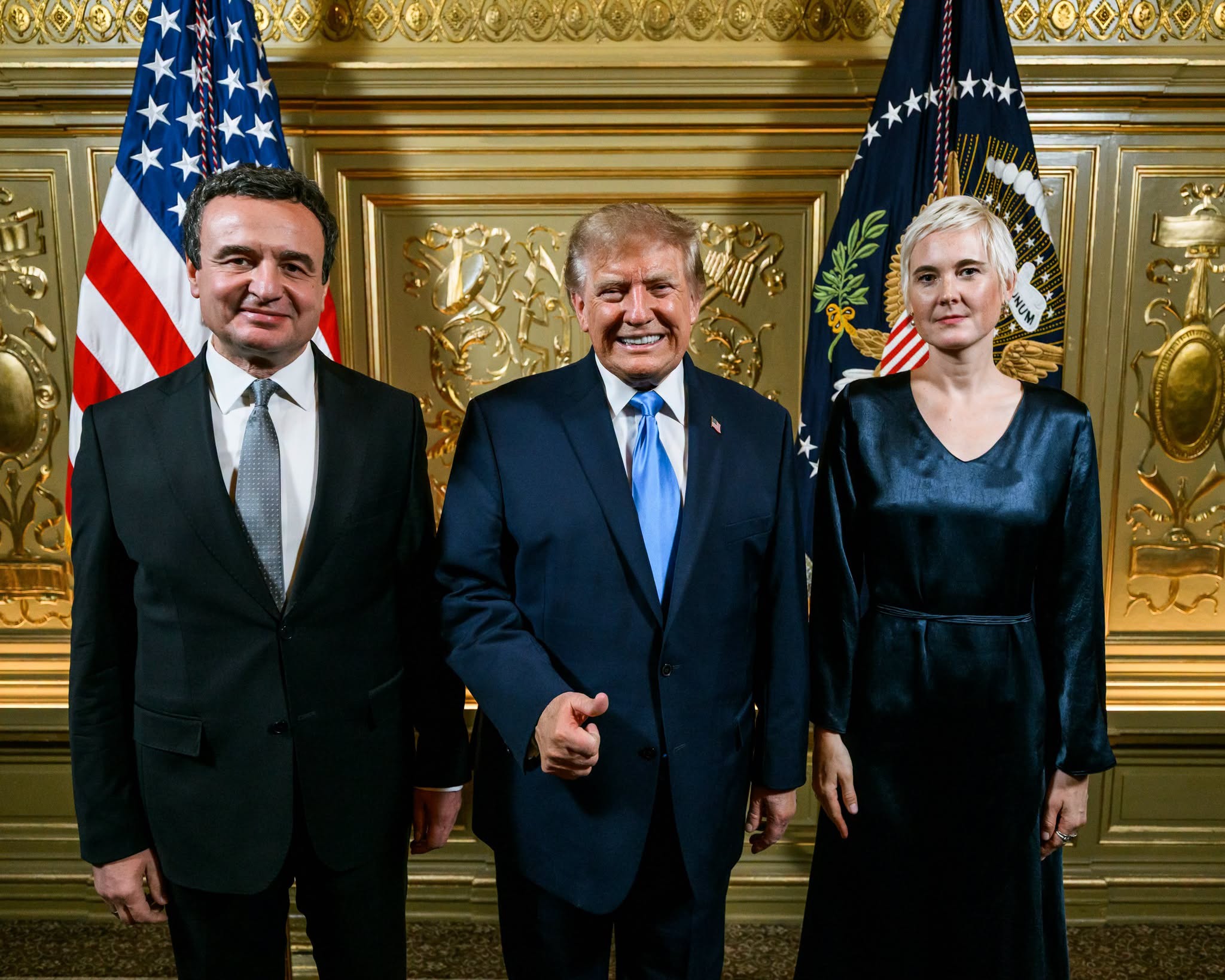 Albin Kurti și Donald Trump