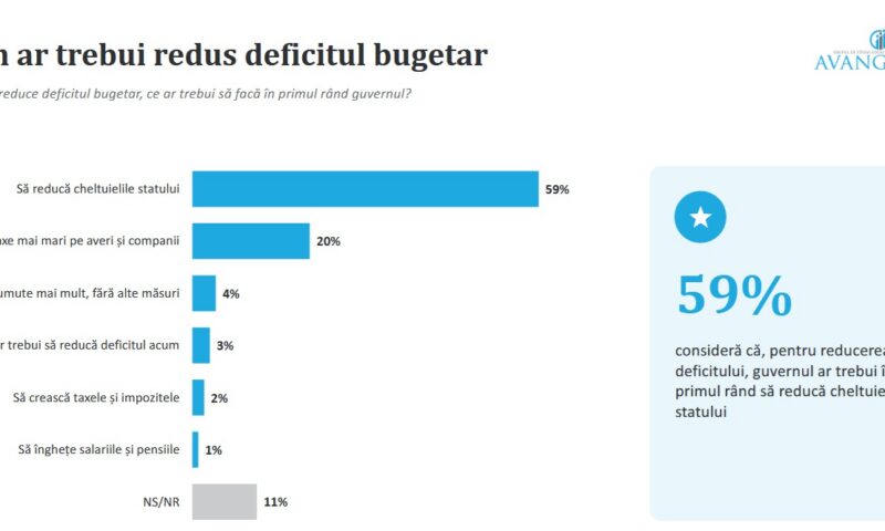 Sondaj Avangarde: 60% dintre români vor reducerea cheltuielilor statului. Cum arată clasamentul partidelor
