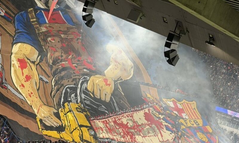 Barcelona sesizează UEFA pentru un banner afișat de fanii PSG