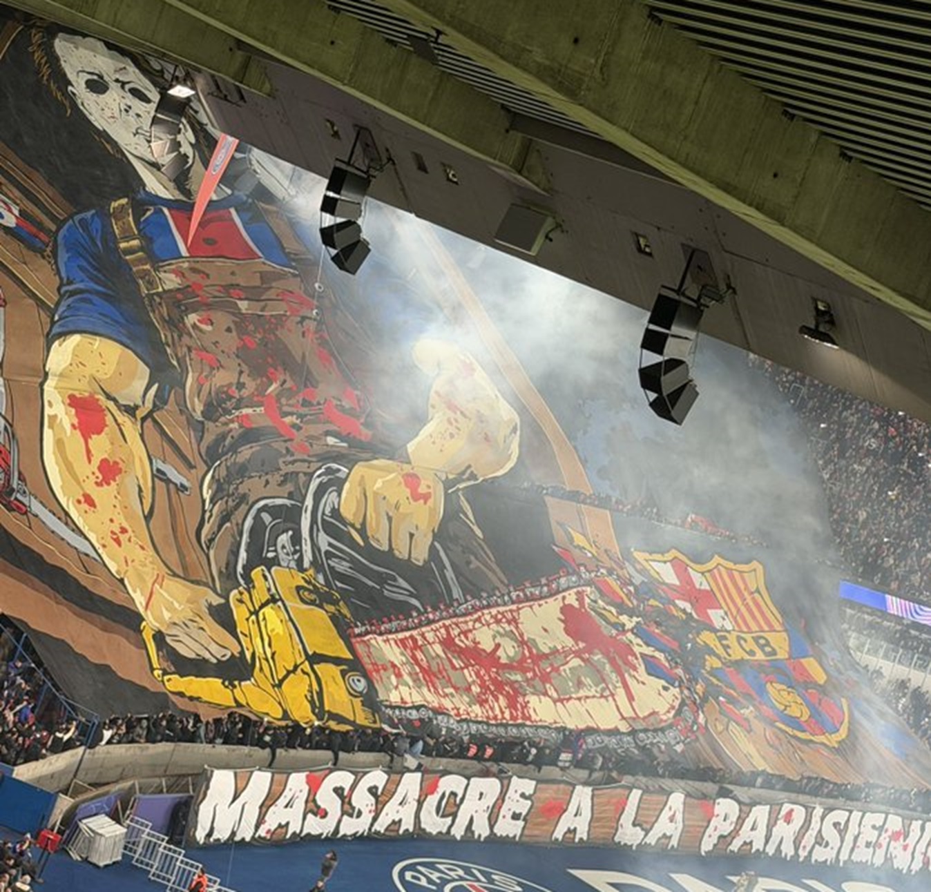 Barcelona sesizează UEFA pentru un banner afișat de fanii PSG