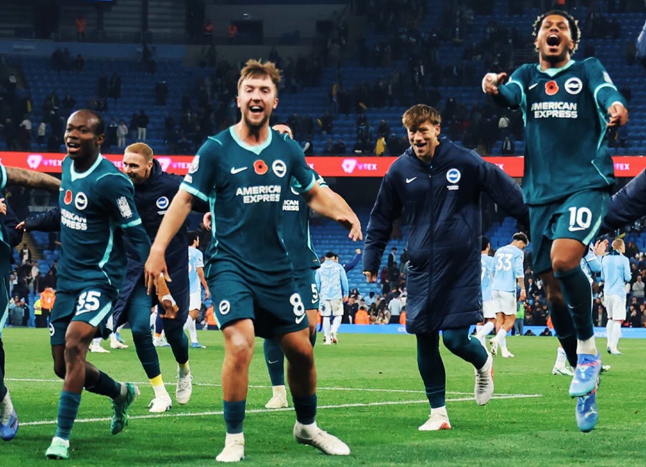 Brighton, 1-0 cu Manchester City. Englezii vin cu moralul sus la Craiova