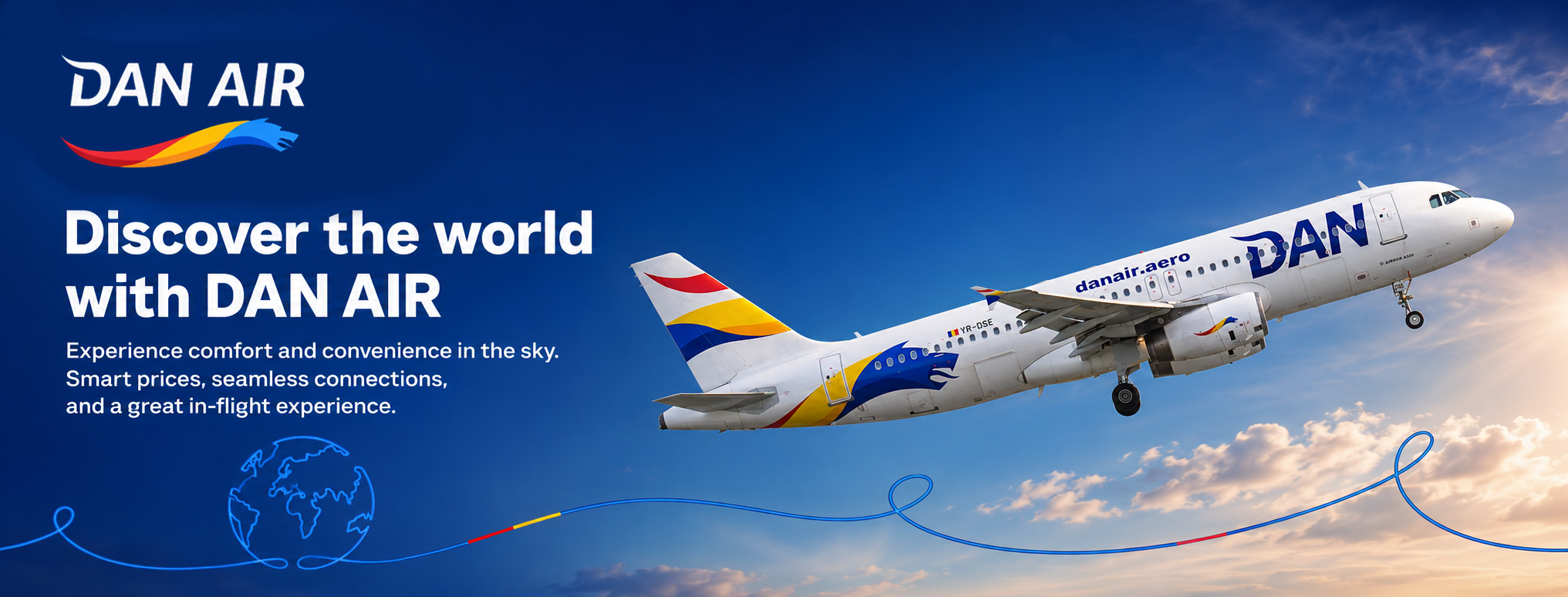 O nouă companie aeriană din România a cerut intrarea în insolvență. Dan Air are datorii de peste 126 de milioane de lei