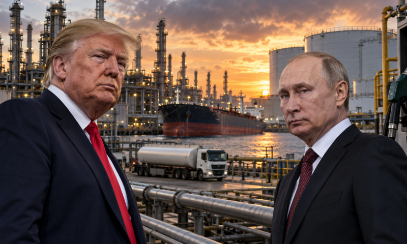 Motorină rusească pentru piața americană. Anunțul făcut de Trump după discuția cu Putin