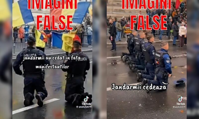 Protestul susținătorilor lui Călin Georgescu, ținta unei dezinformări. Ce a transmis Jandarmeria Română