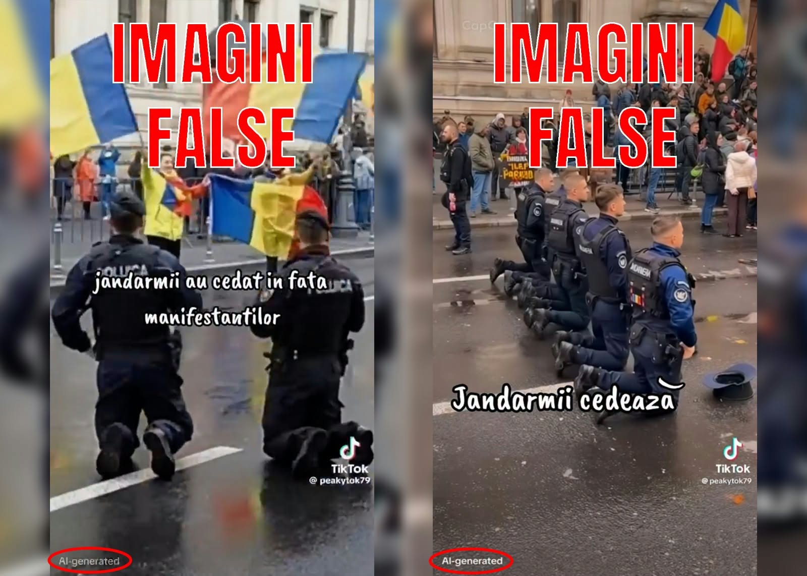 Protestul susținătorilor lui Călin Georgescu, ținta unei dezinformări. Ce a transmis Jandarmeria Română