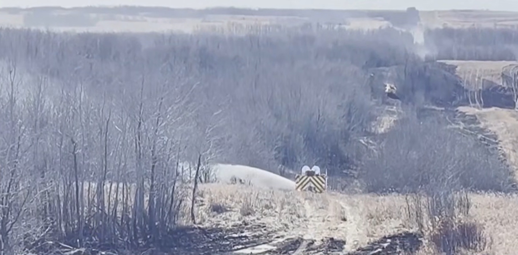 Incendiu Canada baza militara