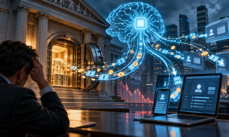 Inteligența artificială ar putea muta banii clienților din bănci. Avertismentul unui economist