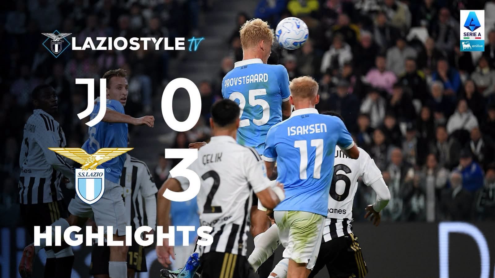 Lazio a învins Juventus cu 3-0 la Torino și e la egalitate de puncte cu Inter