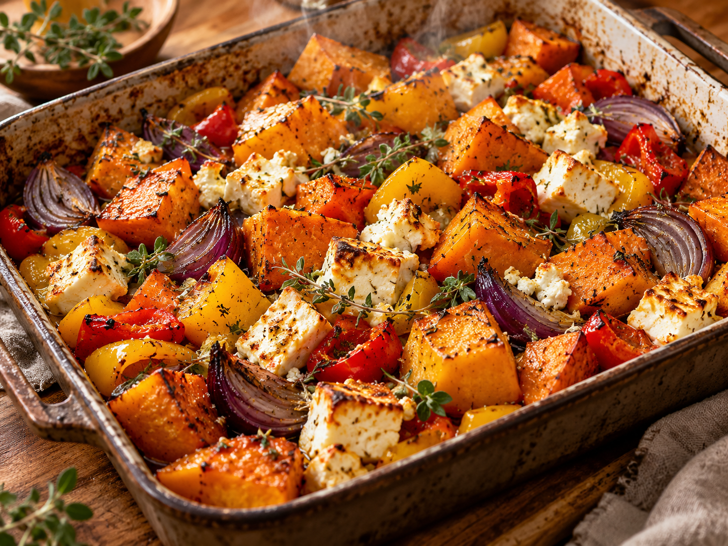Legume de sezon cu feta 