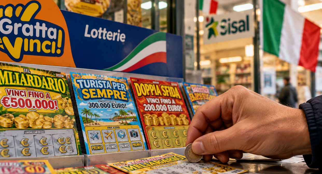 Fraudă de milioane de euro la loteria din Italia. Cinci foști angajați ar fi profitat de accesul la sistemele informatice pentru a câștiga premii uriașe