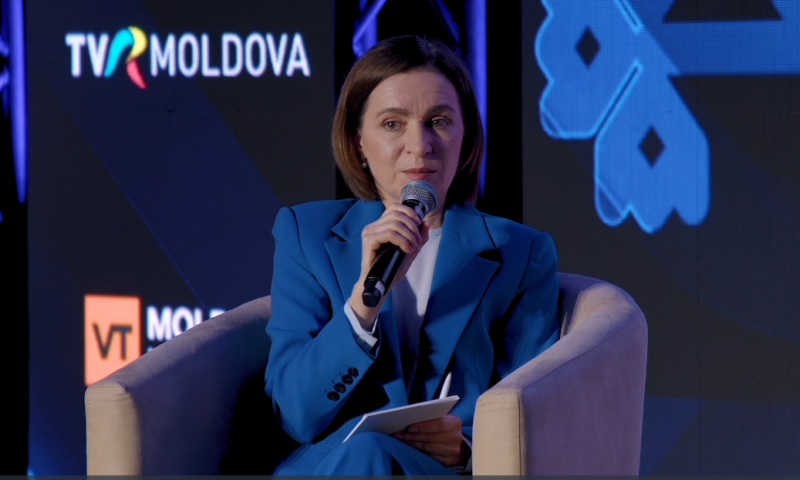 Maia Sandu: Rusia a vrut un al doilea Belarus în Republica Moldova. Ce amenințare vede președintele la următoarele alegeri