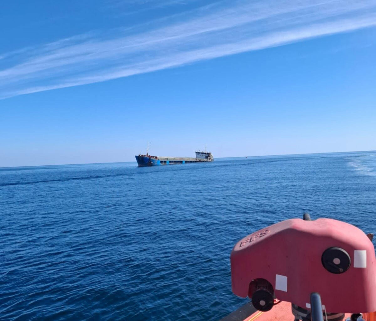 O nouă misiune de salvare pe mare, la 14 mile marine de Sulina. O navă a cerut intervenția autorităților