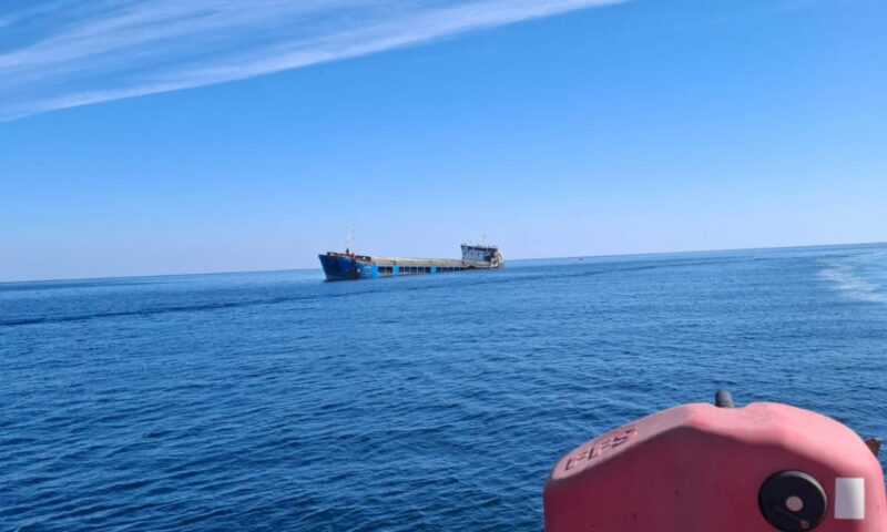 O nouă misiune de salvare pe mare, la 14 mile marine de Sulina. O navă a cerut intervenția autorităților