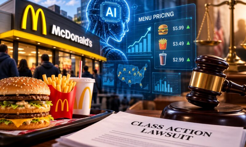 McDonald’s, dată în judecat pentru prețurile stabilite cu AI. Compania respinge acuzațiile