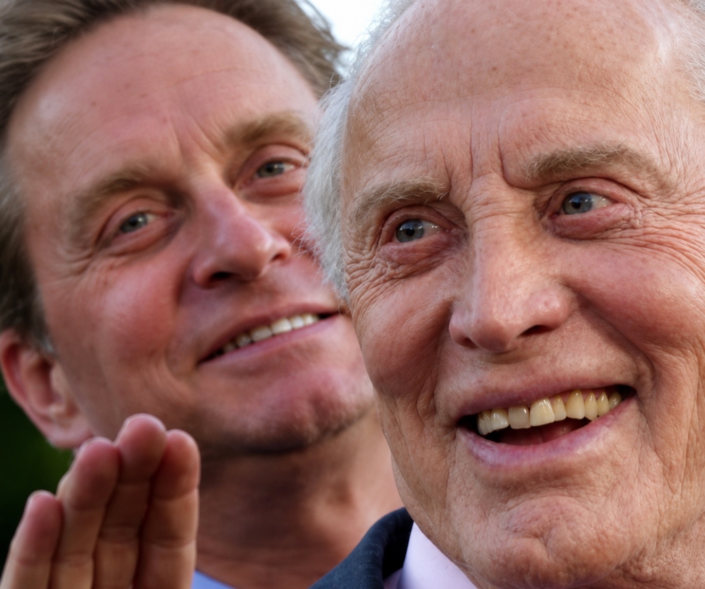 Michael si Kirk Douglas