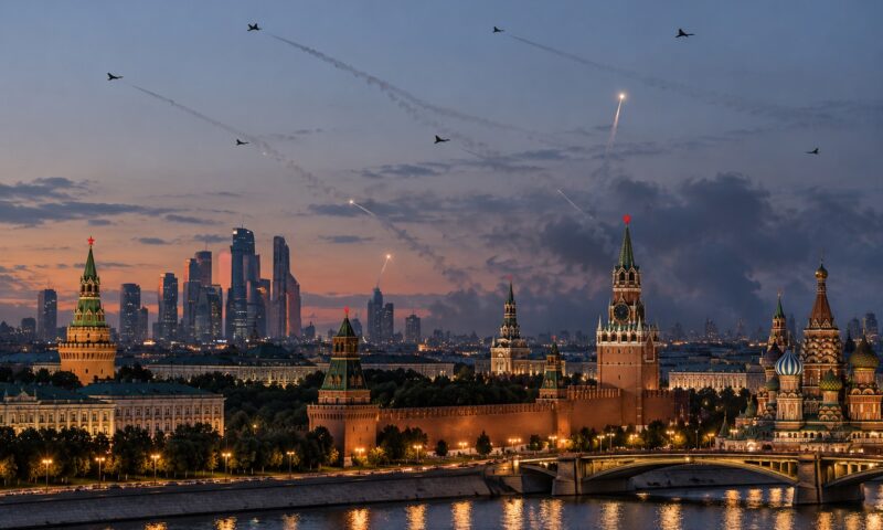 Atac masiv cu drone în regiunea Moscova. Aeroporturile, închise temporar