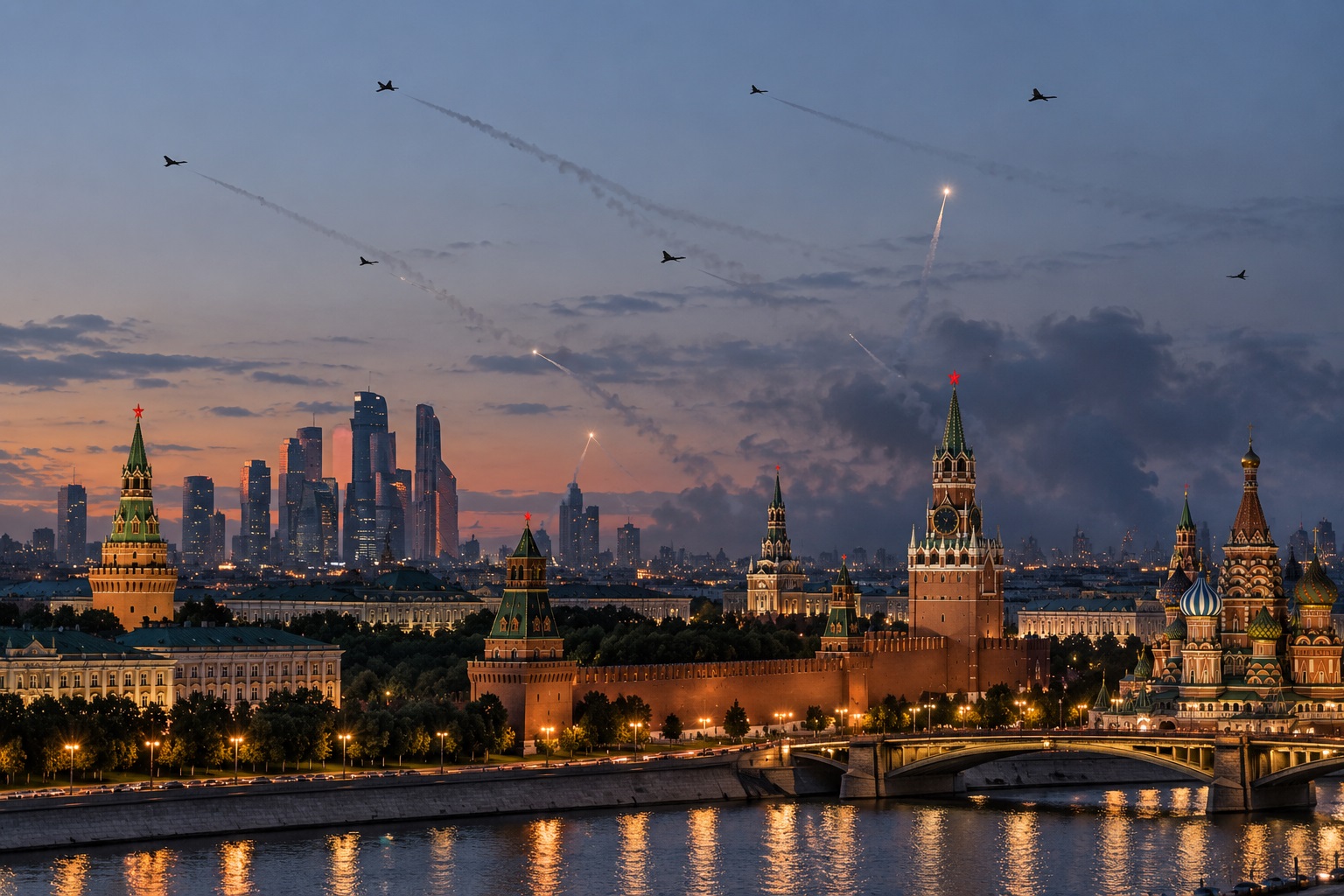 Atac masiv cu drone în regiunea Moscova. Aeroporturile, închise temporar