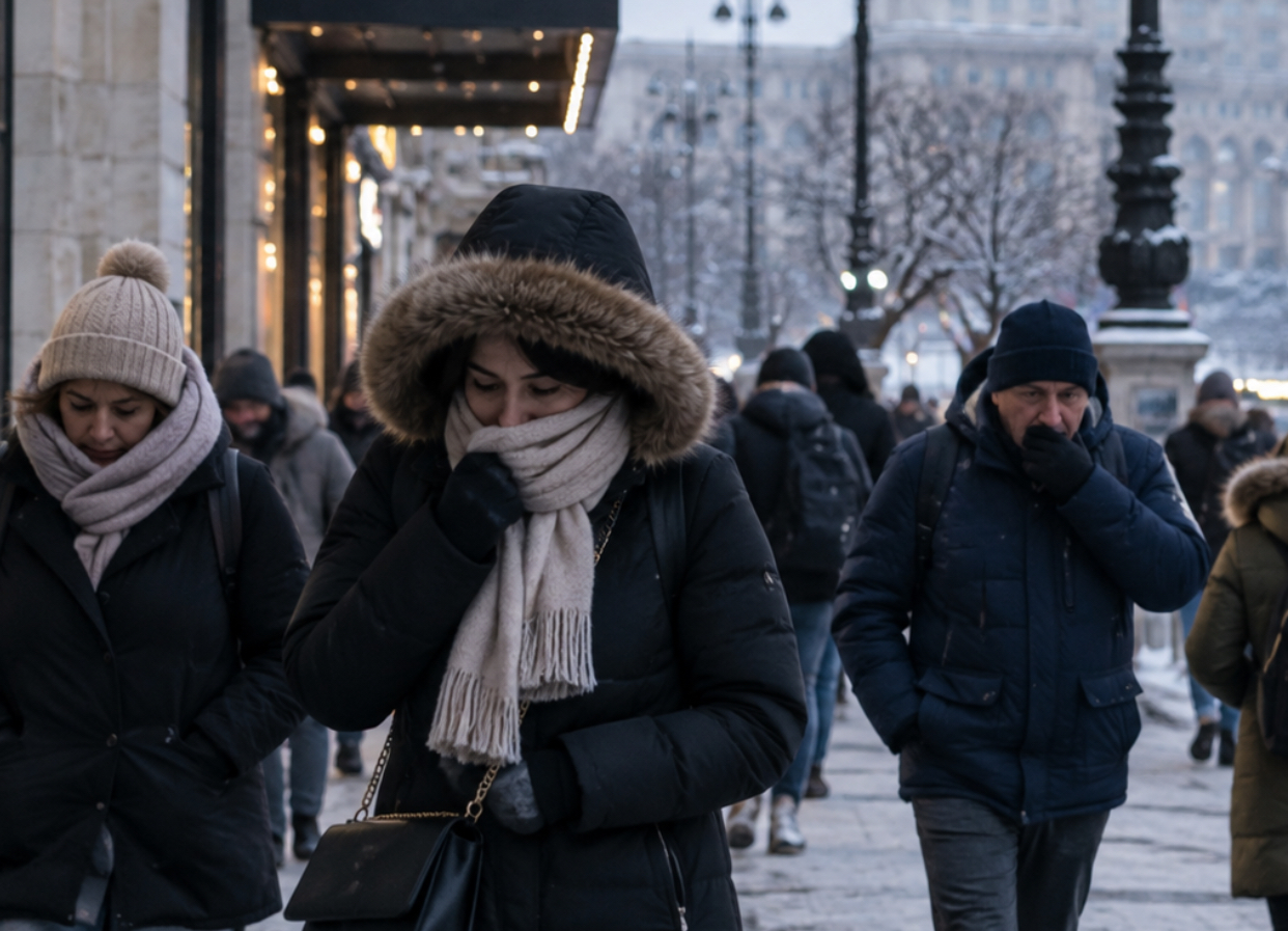 Când vin temperaturile de iarnă în București. Ziua în care termometrele vor indica -1 grad