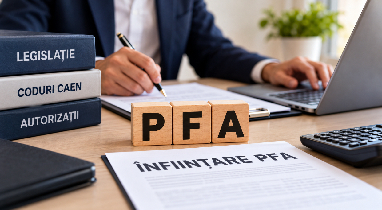Înființare PFA în 2026: acte, condiții și ce trebuie să verifici înainte să începi activitatea
