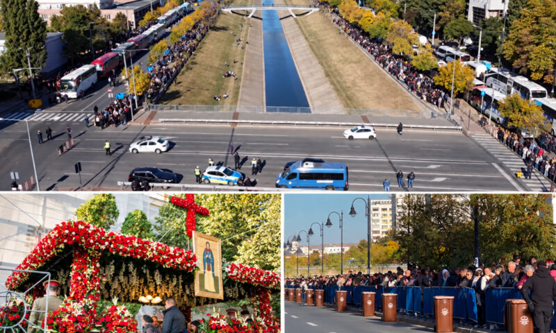 Pelerinajul de la Iași continuă. Mii de credincioși stau la rând pentru a se închina la moaștele Cuvioasei Parascheva