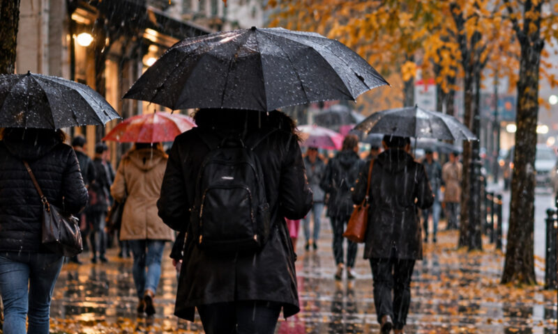 Ploile se extind în mai multe regiuni, iar temperaturile scad semnificativ. Condiții de lapoviță și ninsoare la munte