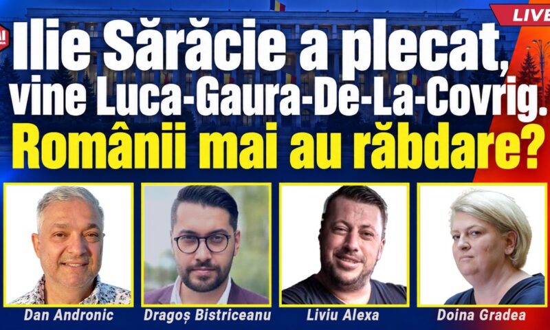 Ilie Sărăcie a plecat, vine Luca-Gaura-De-La-Covrig. Românii mai au răbdare?