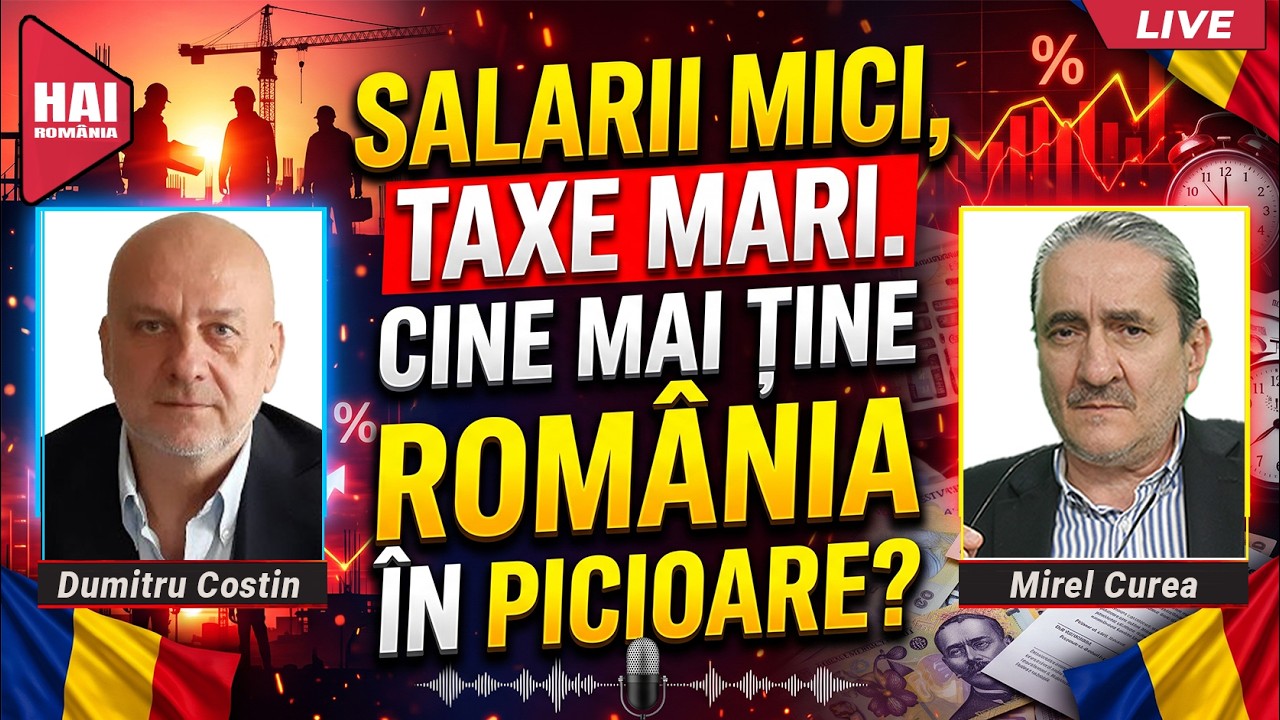 Salarii mici, taxe mari. Cine mai ține România în picioare?