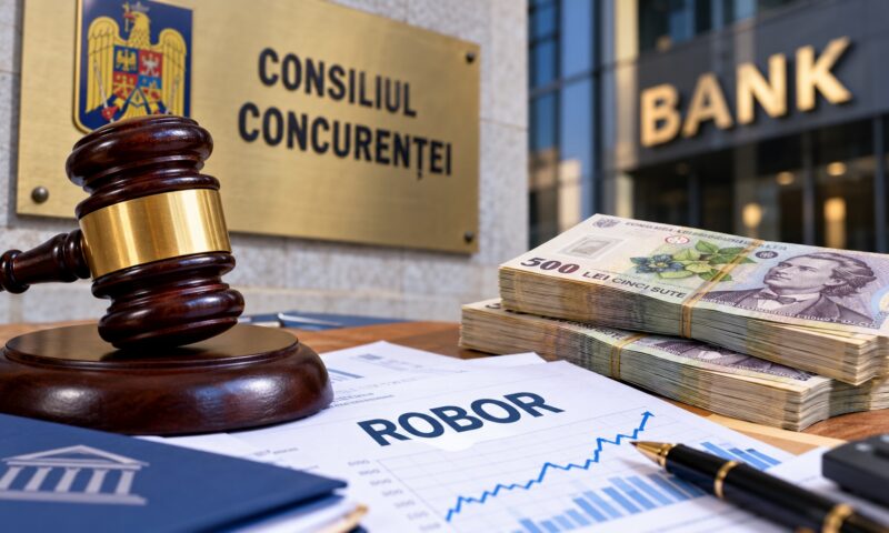 Zece bănci contestă amenzile record pentru ROBOR. Ce urmează la instanță