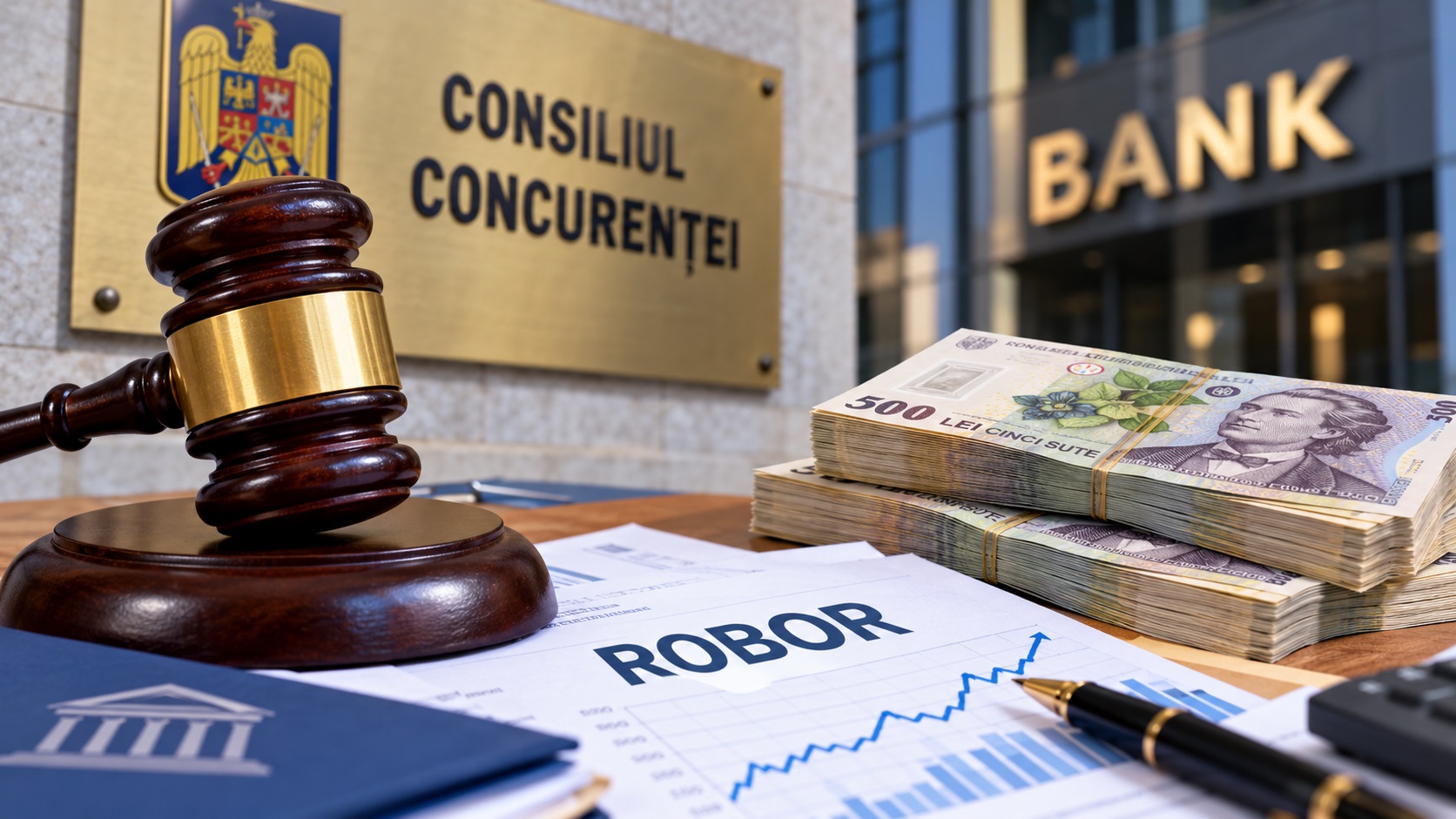 Zece bănci contestă amenzile record pentru ROBOR. Ce urmează la instanță