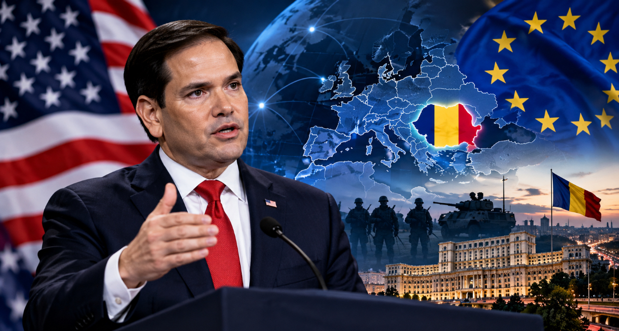 România, în fața unei noi realități geopolitice. Cătălin Predoiu, apel către politicieni după discursul lui Marco Rubio